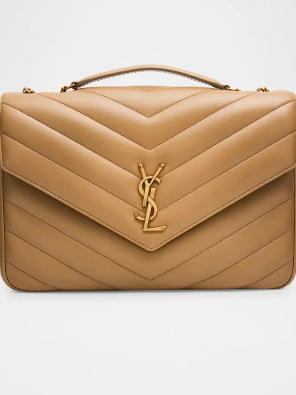 Saint Laurent Loulou Calfskin Y Quilted Crossbody Bag - Picture 2 of 8